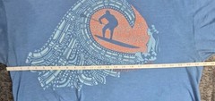 Retro-Style Hinano Tahiti T-Shirt Men’s 2XL Blue Surfing Graphic (Read Condition
