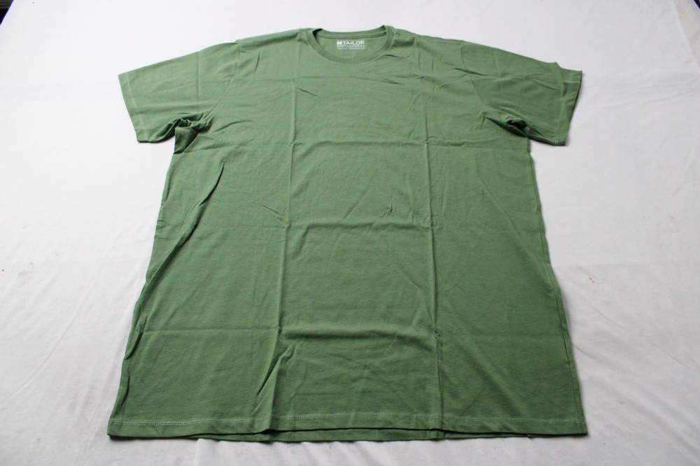 MTailor Men’s Performance Cotton T-Shirt CN6 Sage Frost (See Description)