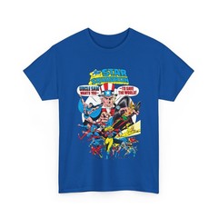 All-Star Squadron T-Shirt – Jerry Ordway Art – Uncle Sam, Black Condor, The Ray