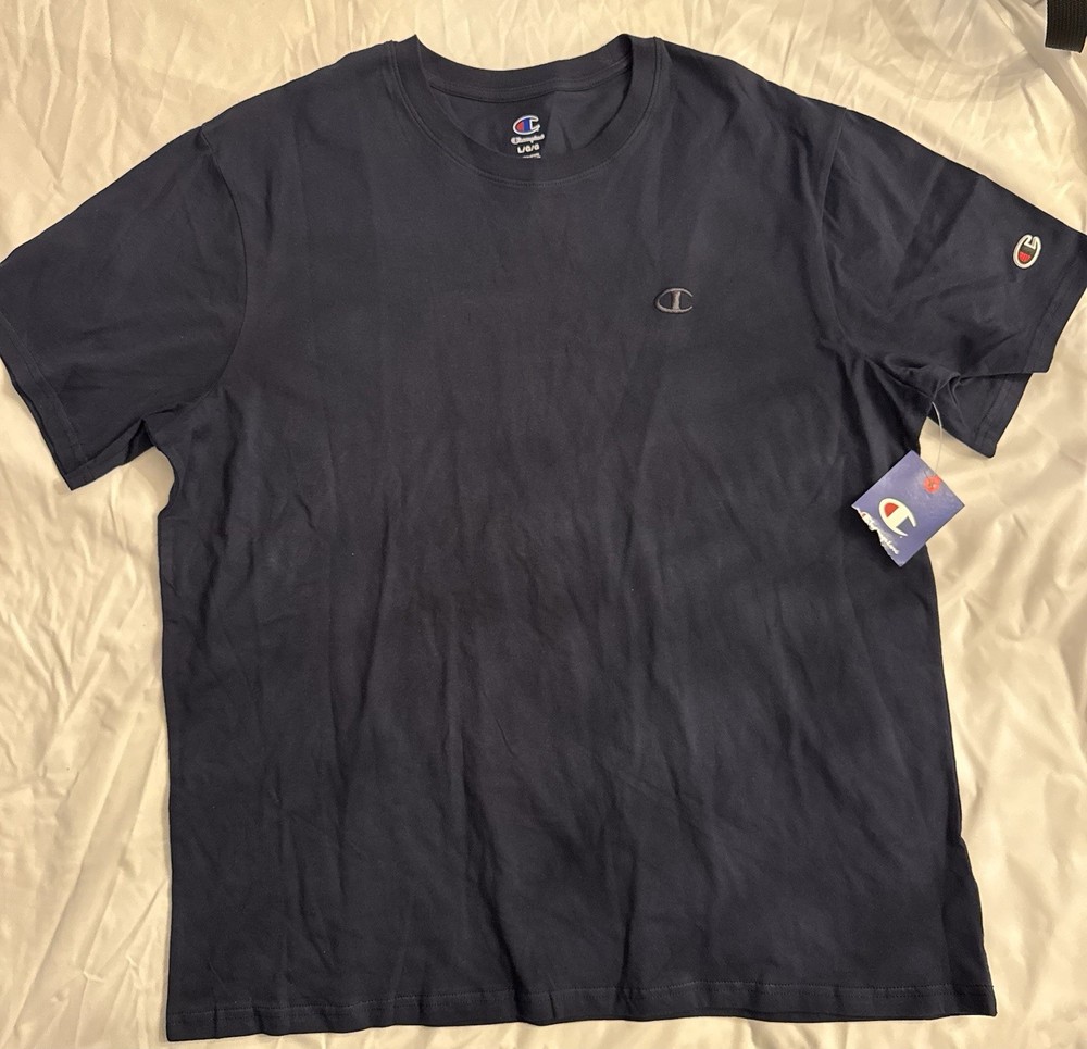 Champion Men’s Classic Tee Deep Navy Large