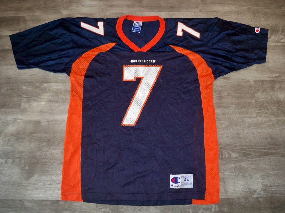 Vtg Champion John Elway Denver Broncos NFL Football Jersey Uniform Size Large 44