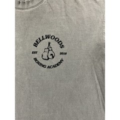 Trinity Bellwoods Boxing Academy T-Shirt Mens Large Grey Distressed LA Made 950