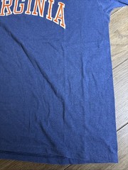 Vintage 70s 80s Virginia Collegiate T-Shirt Men’s L Navy USA Made Cotton