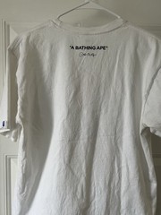 A Bathing Ape BAPE Baby Milo Graphic Logo Crew Neck Cotton Jersey Tee Men’s L