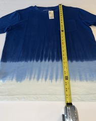 NWT Aeropostale Mens, Young Mens T-Shirt Small Blue & White Ombré Short Sleeves