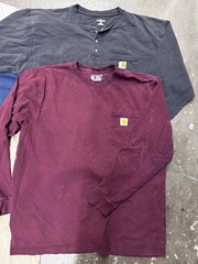 Carhartt T Shirt Lot Mens XL 7pc Mixed Colors Pocket Tee Logo Workwear Bundle