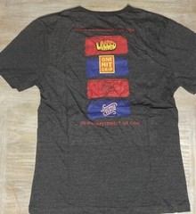 Mens T Shirt Large Dark Grey Marl Short Sleeves Crew Neck Vapes Tee RRP £30