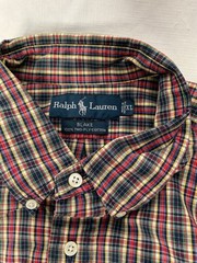 Ralph Lauren Blake Shirt XL Multicolor Plaid Long Sleeve Button Down