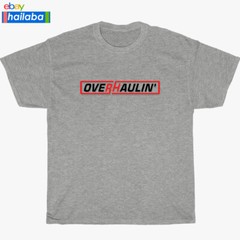 New Overhaulin Logo Black/Navy/Sport Grey/White Men’s T-Shirt S-5XL