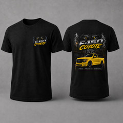 Custom F-150 Coyote 5.0 T-Shirt – Front & Back Graphic – Multiple Truck Colors