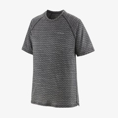 Patagonia Ridge Flow Shirt Men’s Small Gray Running/Trail Breathable Quick Dry
