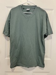 Gymshark Men’s Green Crew Neck Short Sleeve T-Shirt Size L Cotton Jersey
