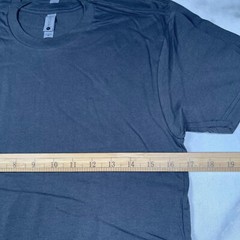 Lot of 2 Next Level Unisex Premium Dark Gray TShirts Plain Super Soft US Size XS