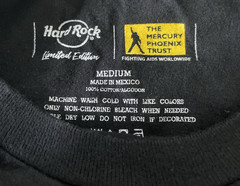 Freddie Mercury I’m Going To Be A Legend Hard Rock Ltd Ed. Black T-Shirt Men M