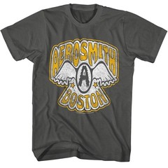 Aerosmith T-Shirt Boston Vintage Logo Graphic Tees