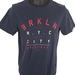 Brooklyn T Shirt Mens Size XS Blue New York City Boroughs Travel Destination Tee