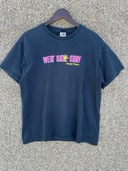 Vintage West Side Story T Shirt Black Size Large Double Sided