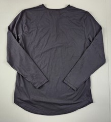X Cuts Curve Hem Men’s Longsleeve Henley Shirt Size XXL Black Pyca Pro