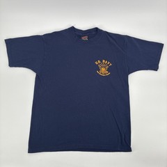 Vintage US Navy Soffe Shirt Men Medium Blue NAS Whidbey Island 90s