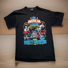 Vintage 80s 1986 Harley-Davidson Elvis Presley T-Shirt Tagged L Fits As Small