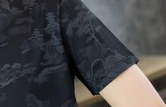Men’s Ice Silk Cooling T-Shirt Summer Print Casual Short Sleeve O-Neck Top