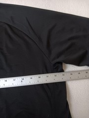 Mens Black Moisture Wicking T-Shirt Size 2XL Breathable Lightweight Jersey Logo