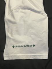 Chrome Hearts White & Green Cemetery Cross Logo T-Shirt Size Large