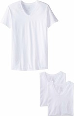 Fruit of the Loom Men’s V-Neck T-Shirt(Pack of 3)
