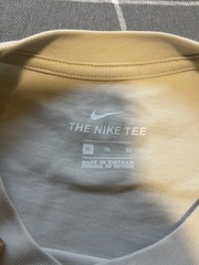 Nike T-Shirt Men’s XL Sail/Light Bone Short Sleeve Graphic Logo
