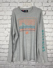 Fanatics Miami Dolphins Heather Gray Long Sleeve Shirt Size 2XL NWT