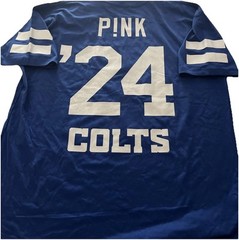 P!NK Pink Alecia Moore Concert TShirt ’24 Summer Carnival Colts Mens XL Blue New