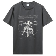 2019 Brand Tshirt Homme Tees Cool Stuff For Teenagers Da Vinci Alien T Shirt