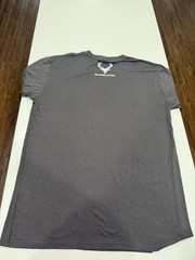 Bucked Up Gray USA Graphic Logo Crew Neck Short Sleeve Men’s T-Shirt Size L