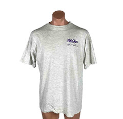 Vtg 90s Mossimo Limited Edition short sleeve Crew Stitched CLUB MED Heathered XL