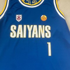 Dragon Ball Z Saiyans VEGETA Basketball Jersey XL