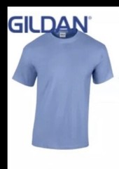 Gildan G2000/ Unisex Ultra Cotton/ Short Sleeve T-Shirt/ Carolina Blue/Medium