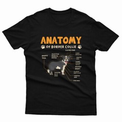 Anatomy Border Collie For A Dog Mens T Shirts Unisex Tee Top#P1#Or#A