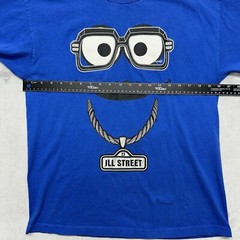 Rufnek Ill Street Cookie Monster T Shirt Glasses Chain Gangsta Men’s Large