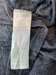 mens Jack Wills Size Small Dark Blue Marl Slim Fit Short Sleeve Jersey T-shirt