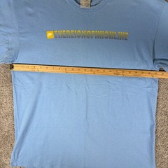Vtg Nike Shirt Mens XL Blue There is No Finish Line Double Sided Y2K Sports