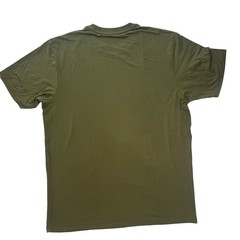 Ekkovision Mens T-Shirt Olive Green Short Sleeve Crew Neck Size XXL Athletic Tee