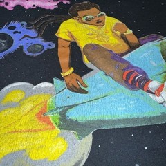 Takeoff The Last Rocket Graphic T-Shirt Mens Medium Black Migos Hip Hop Rap Tee