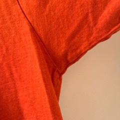 Patagonia Bright Orange 100% Organic Cotton Short Sleeve Tee