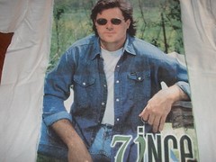 Vintage VINCE GILL 1998 US tour shirt Large great design EUC rare country 90s