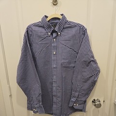 Lot of 7 Various Brands Long Sleeve Button Up Shirts Size Large and XL