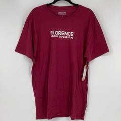 NEW! Florence Marine X Men’s Large Marine Exploration Maroon T-Shirt M14-1