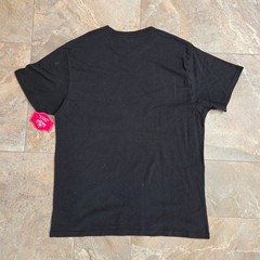 NWT Holiday Time Mens XL Santa Claus Believe Christmas T-Shirt Black