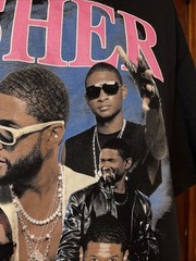 Usher Past Present Future Tour Black Shirt Size 2XL Mens