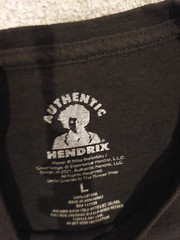 Various Black T-shirt with printing size L in one set