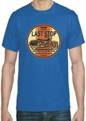 Adult DryBlend® T-Shirt – ( LAST STOP – BIKER / CHOPPER)